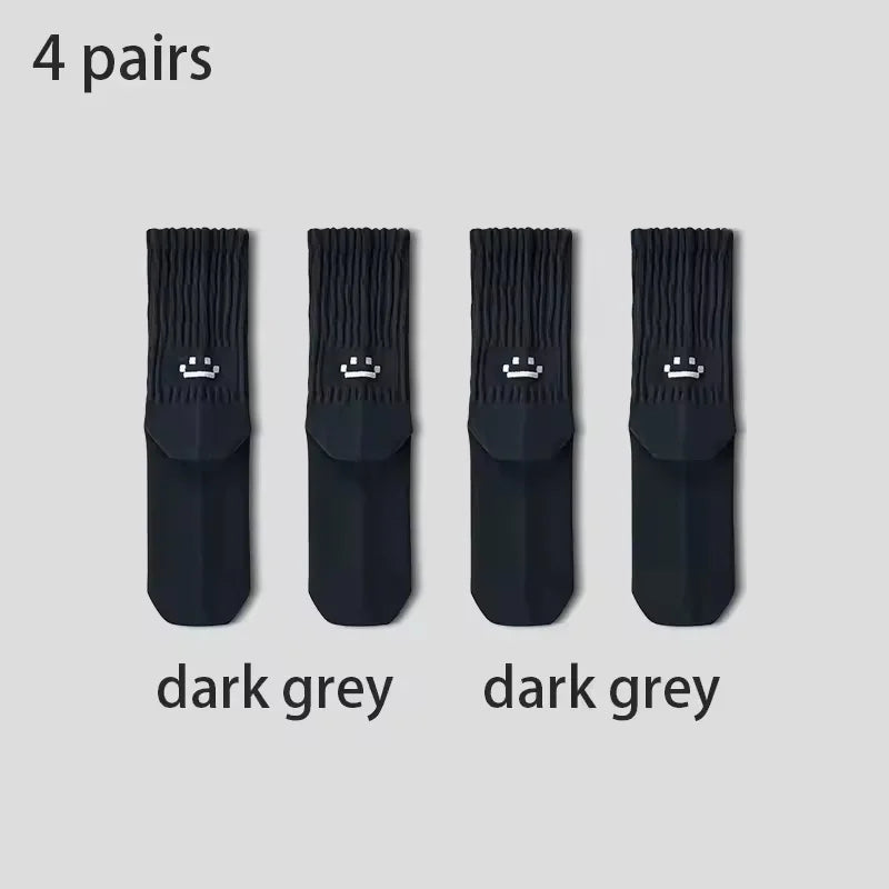 Breathable Cushioned Crew Socks Men’s Athletic & Cycling Performance Socks