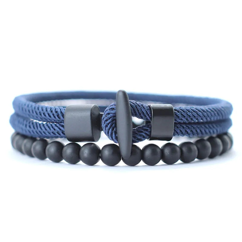 Pulsera de cuerda para hombre pirata