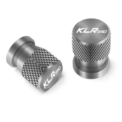 Tapones de válvula de neumático de aluminio CNC para Kawasaki KLR 650 – KLX300 KLX230 KLX140