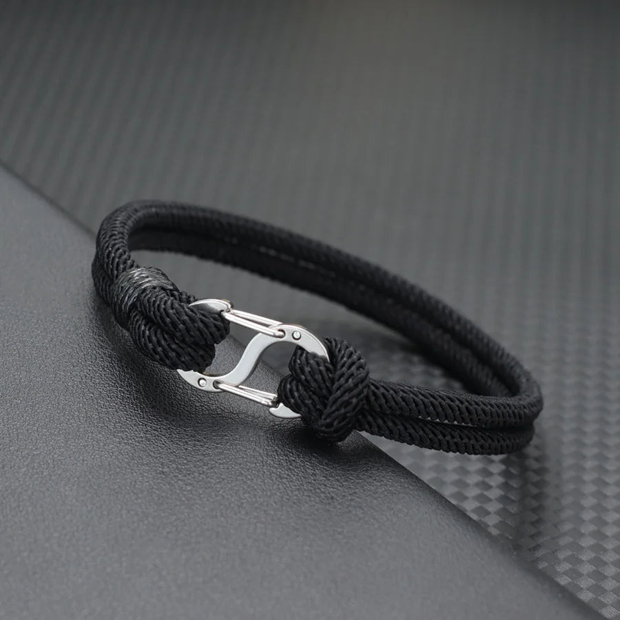 Fashion Rope Bracelet Men 6 Colors S Buckle Outdoor Survival Rescue Braslet Leisure Versatile Accessories Pulseria Hombre Joias deideas