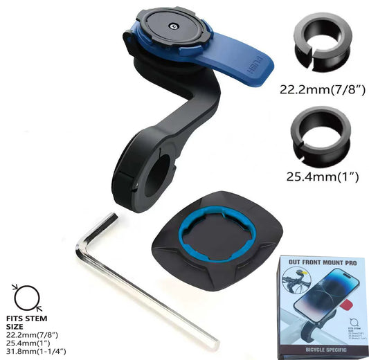 Motorcycle Phone Holder Anti-Shock Dampener Universal Handlebar Mount for iPhone & Android