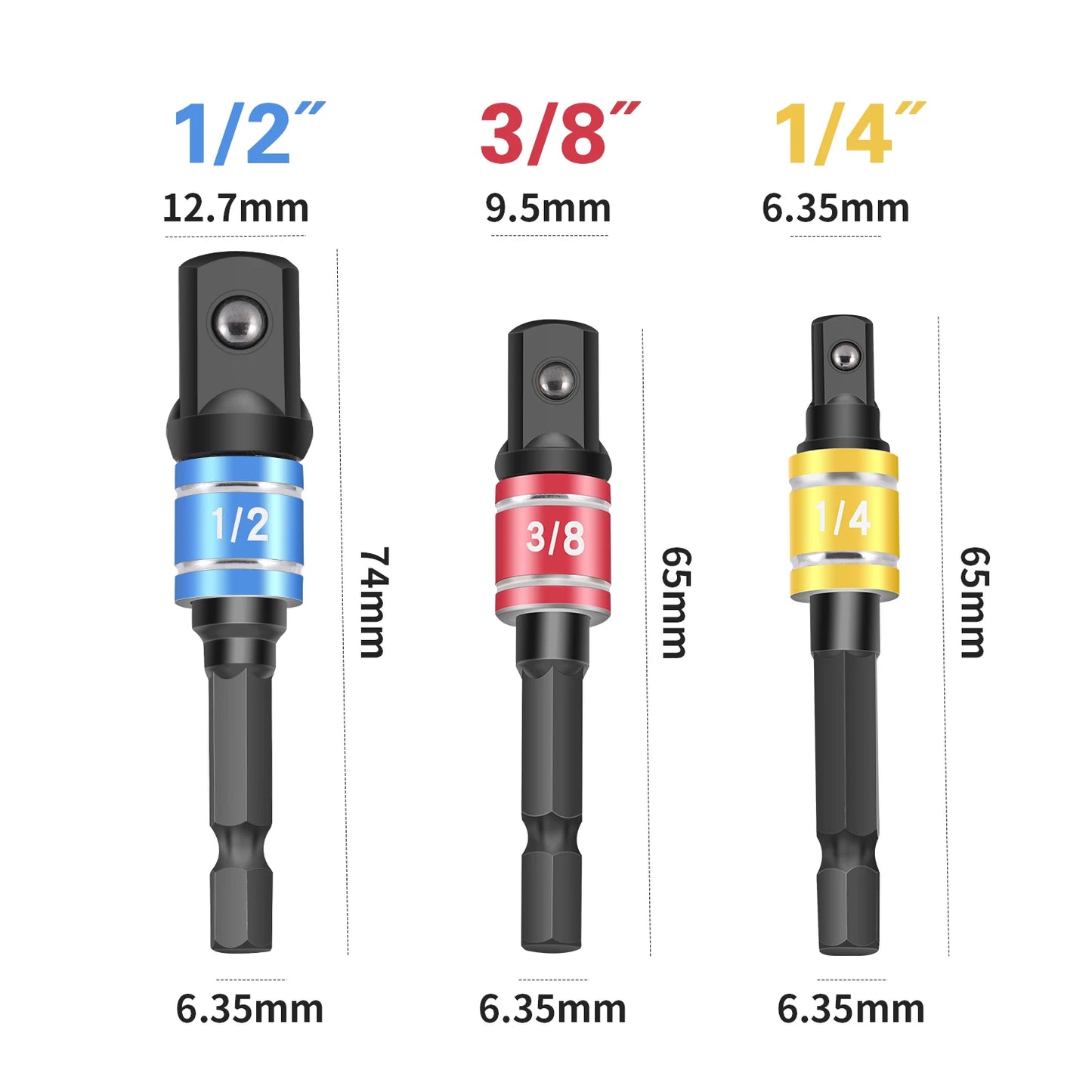 105-degree impact grade angle socket adapter