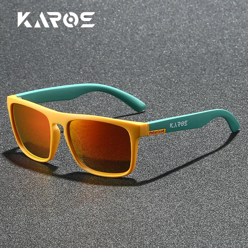 Gafas de sol deportivas polarizadas con estampado de camuflaje - UV400, lente TAC, 63 mm, 10 diseños