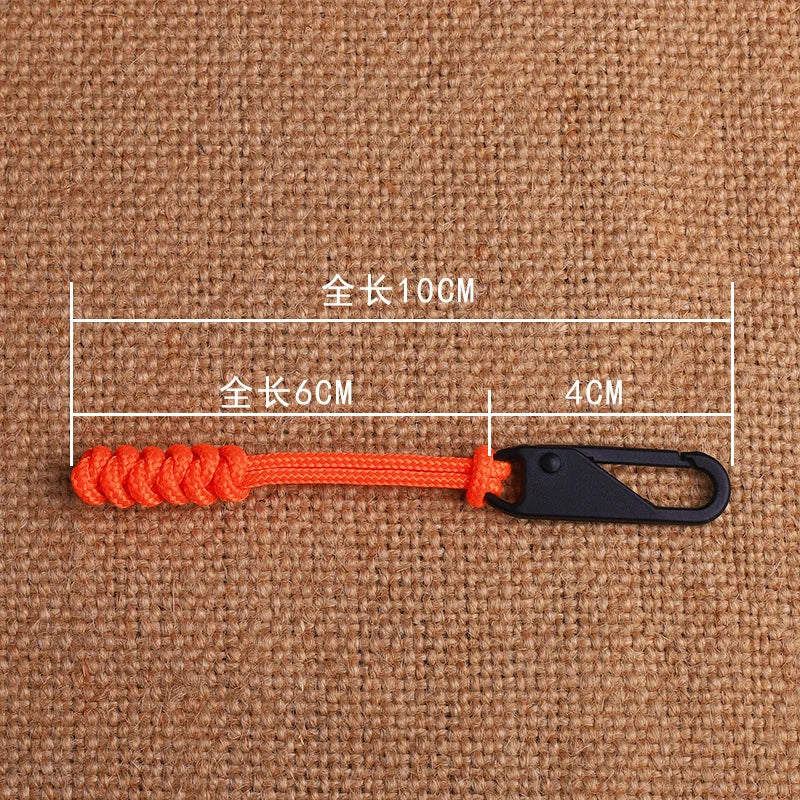 Handmade Snake Knot Paracord Zipper Pull  Durable Replacement & Bag Accessory