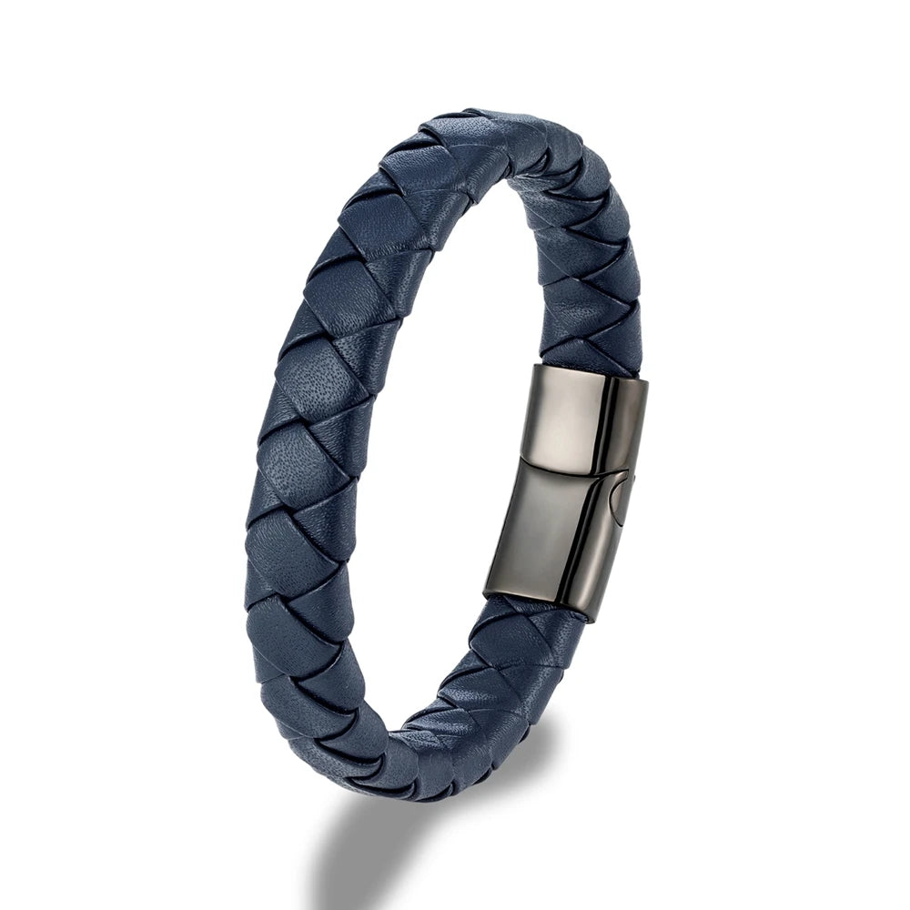 Urban Flame Leather Bracelet
