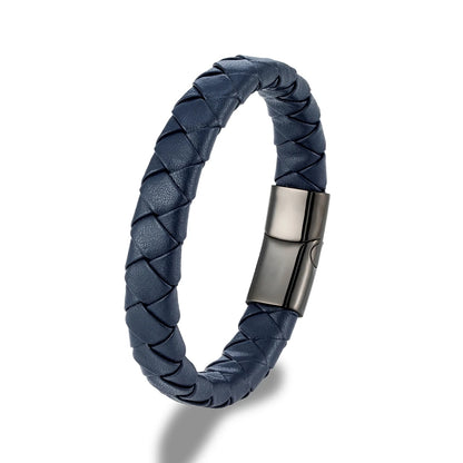 Urban Flame Leather Bracelet