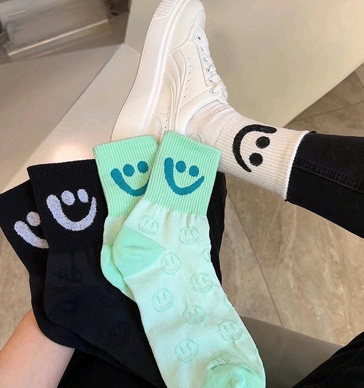 Cute Socks 3-Pair Gift Box Set – Korean Style | Unisex