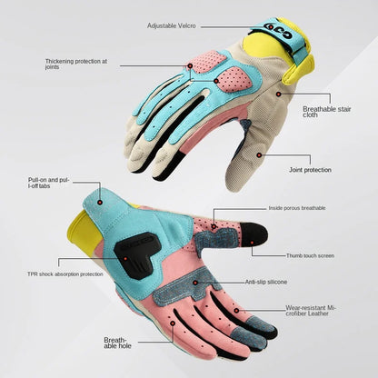 Unisex Touchscreen Full-Finger Cycling Gloves