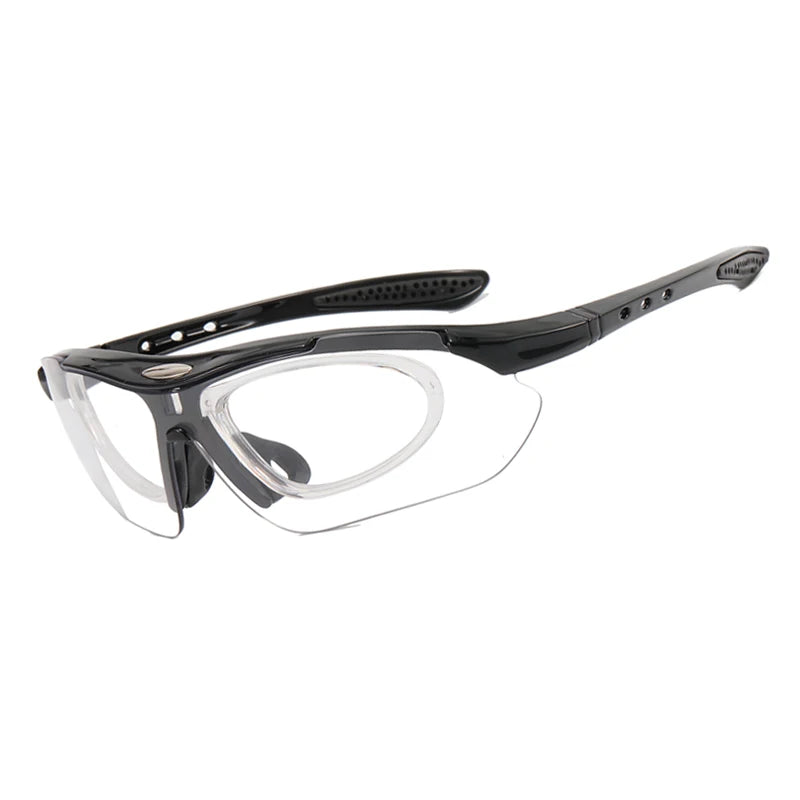 Photochromic Cycling Sunglasses - UV400, 152mm Wide, CE Certified, With/Without Case