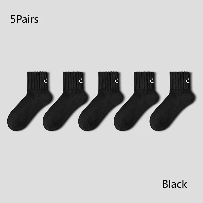 Breathable Cushioned Crew Socks Men’s Athletic & Cycling Performance Socks