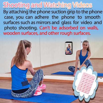 StickyGrip Silicone Suction Case Secure, Non-Slip Mount for iPhone