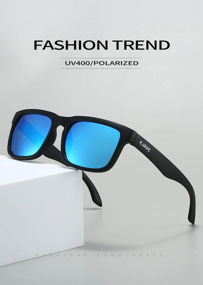 Gafas de sol deportivas envolventes - Polarizadas UV400, lente TAC, 63,5mm, 6 colores