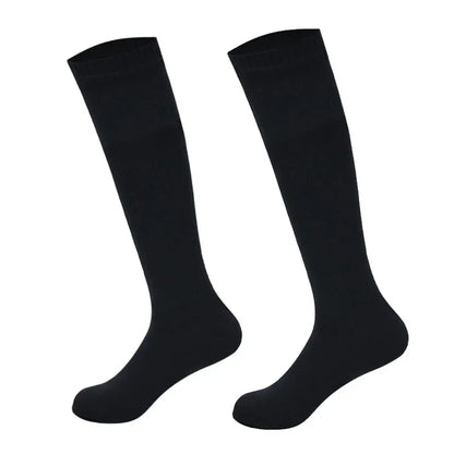 Waterproof Knee-High Hiking Socks - Warm Knit Nylon, Euro 37-50, 2 Colors