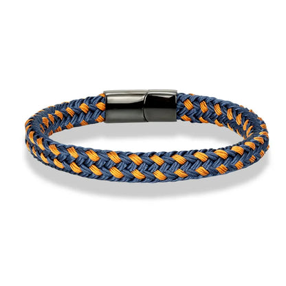 Captain’s Knot Bracelet  Navy Style Black Stainless Steel Handmade Accessory