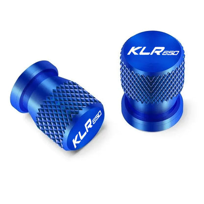 Tapones de válvula de neumático de aluminio CNC para Kawasaki KLR 650 – KLX300 KLX230 KLX140