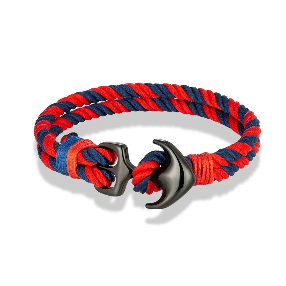 Twin Strand Anchor Bracelet  Waterproof & Sporty deideas