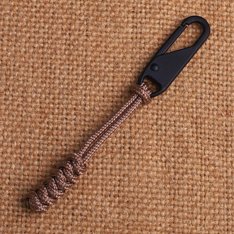 Handmade Snake Knot Paracord Zipper Pull  Durable Replacement & Bag Accessory