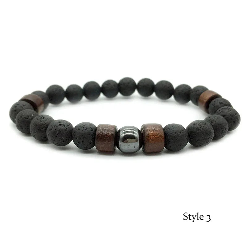 Zen Lava Bracelet  An accessory that combines the strength of volcanic rock with inner peace