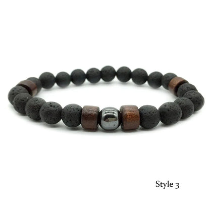 Zen Lava Bracelet  An accessory that combines the strength of volcanic rock with inner peace