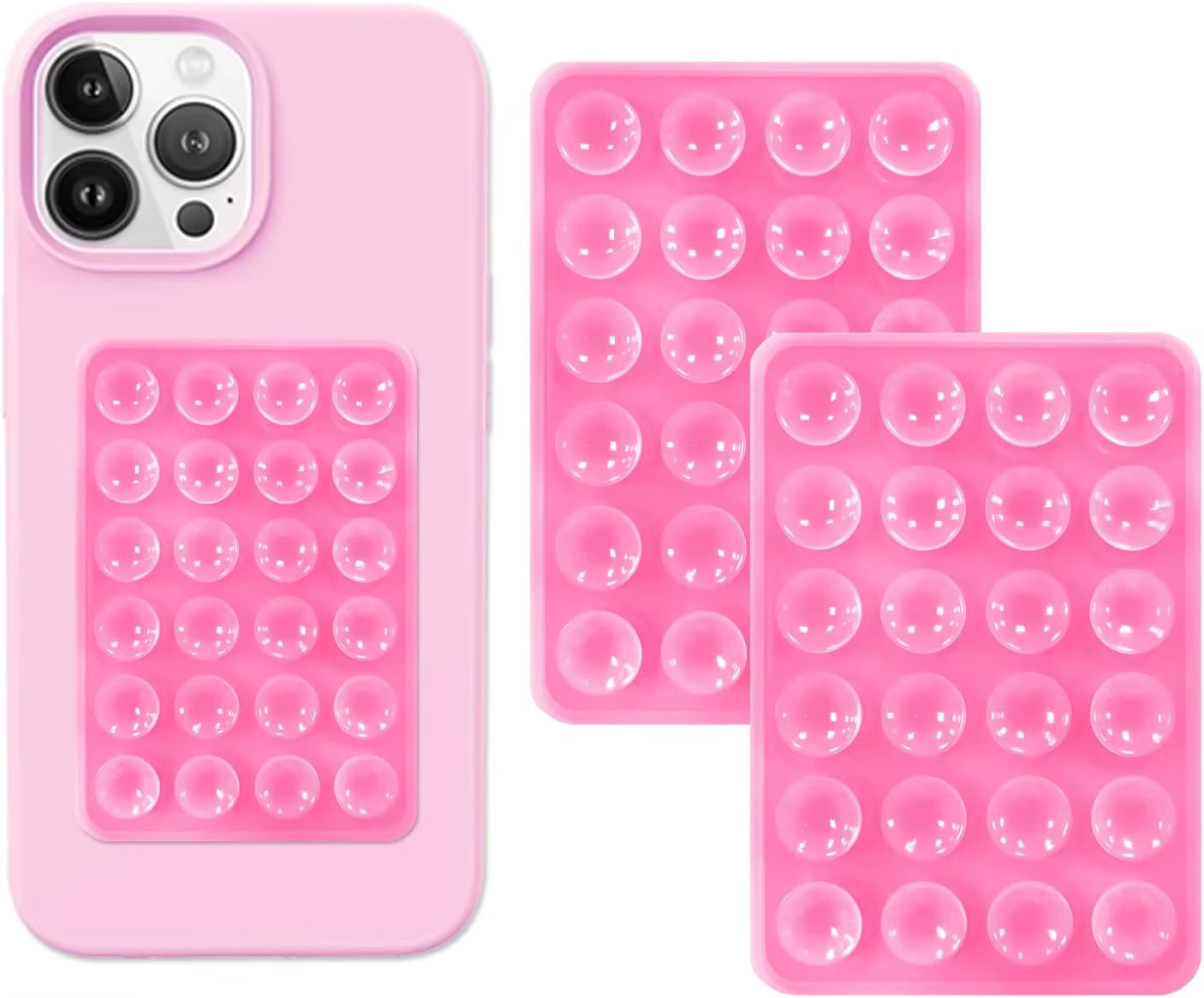 StickyGrip Silicone Suction Case Secure, Non-Slip Mount for iPhone