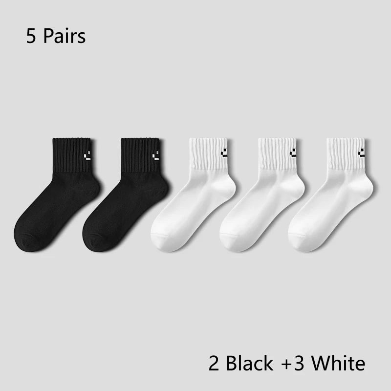 Breathable Cushioned Crew Socks Men’s Athletic & Cycling Performance Socks