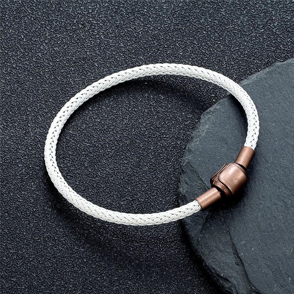 Precision Steel Cable Bracelet - Engineered Minimalist Wearable for Tech Enthusiasts