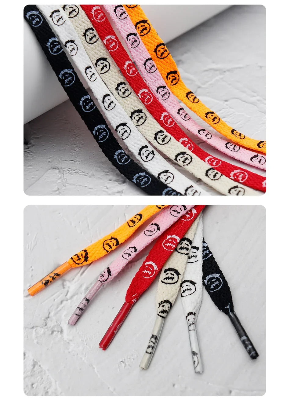 Bandana Graphic Flat Shoelaces, 70–200 cm