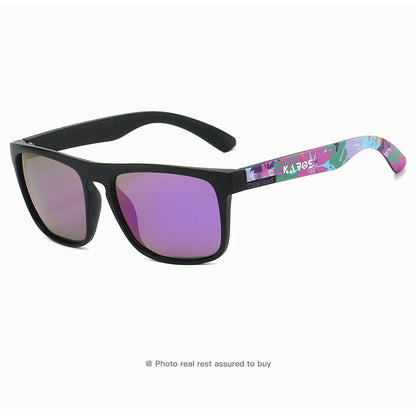 Wraparound Polarized Sport Sunglasses - UV400, TAC Lens, 63mm, Case Included, 10 Colors