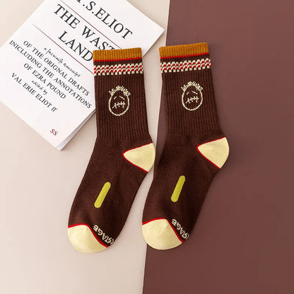 Cactus Jack White Crew Socks - Bandana Design Streetwear Cotton Blend | Men's EUR 36-43