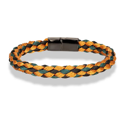 Captain’s Knot Bracelet  Navy Style Black Stainless Steel Handmade Accessory