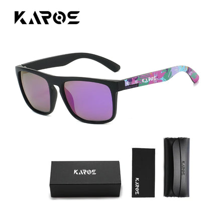 Wraparound Polarized Sport Sunglasses - UV400, TAC Lens, 63mm, Case Included, 10 Colors