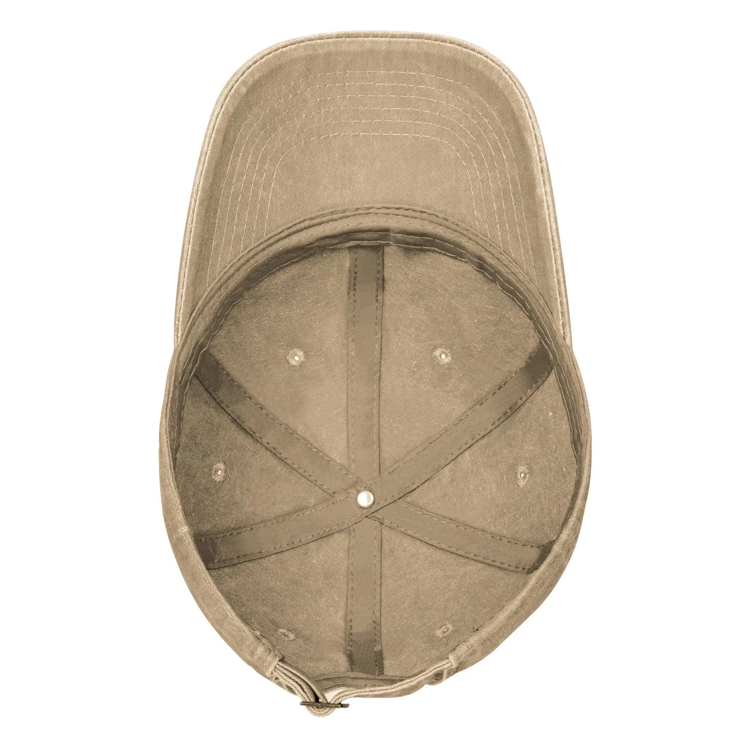 Distressed Washed Snapback Cap Cotton, One Size