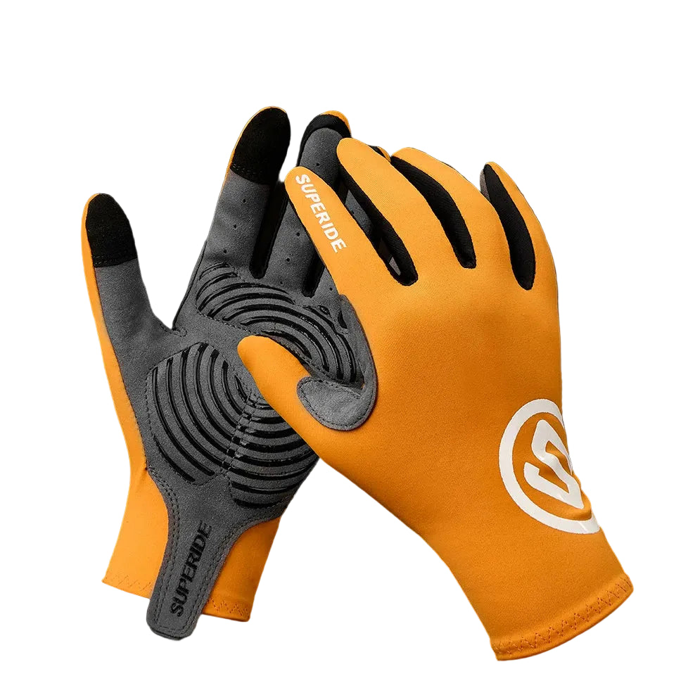 Full Finger Cycling Gloves - Padded, Breathable, Touchscreen, 6 Colors, S-XL