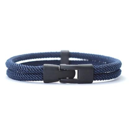Dual Weave Bracelet Represents the double layer intertwined with style and resistance