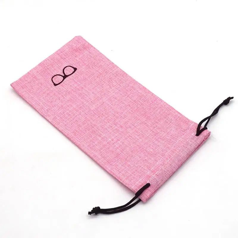 Bolsa de lino con cordón 18x9cm - Joyería y Embalaje de Regalo, 7 Colores