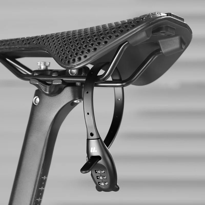 Candado de Combinación con Cable Portátil - Aleación de Zinc, 3 Dígitos, 31cm y 53cm, Casco y Bicicleta