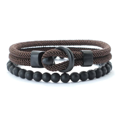 Bracelets Onyx Minimal A simple but powerful set, with the elegance of onyx