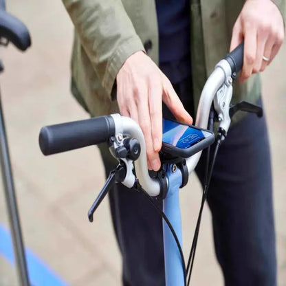 Motorcycle Phone Holder Anti-Shock Dampener Universal Handlebar Mount for iPhone & Android