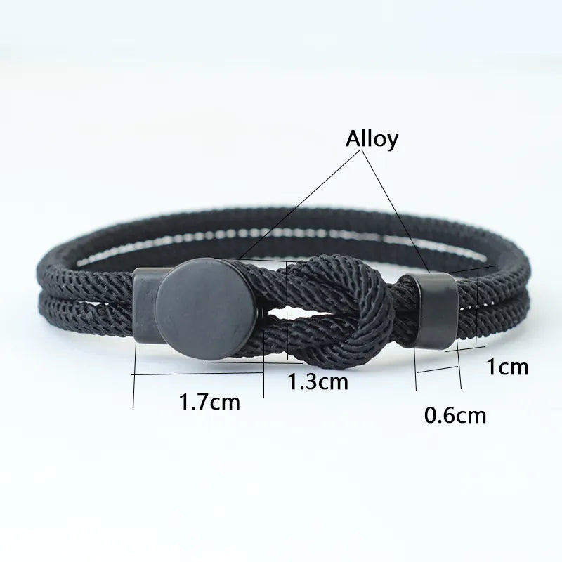 Lucky Red Thread nylon double-layer rope bracelet