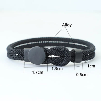 Lucky Red Thread nylon double-layer rope bracelet