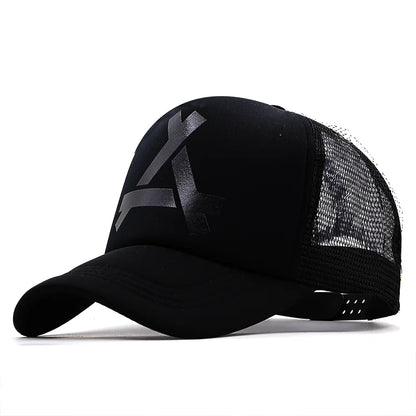 Unisex Mesh Snapback Cap Breathable Casual Sports Hat
