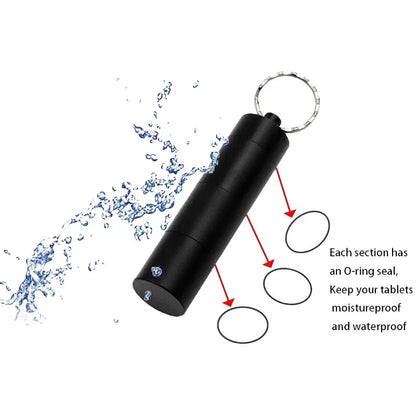 Portable Mini Pill Box  Waterproof and Sealed Organizer