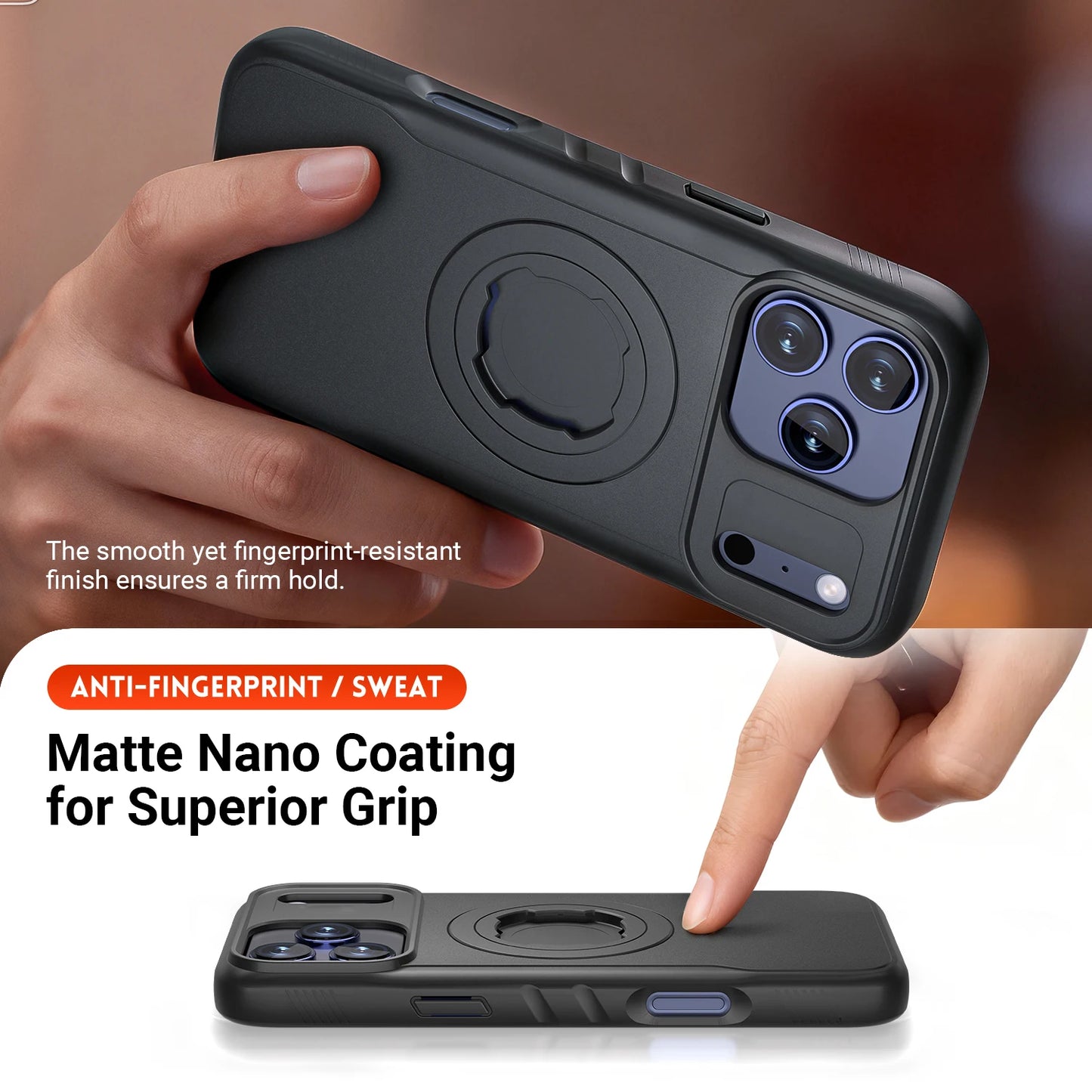 Magnetic iPhone Case - QD Bike & Motorcycle Mount, MagSafe, PC+TPU, 10 Models