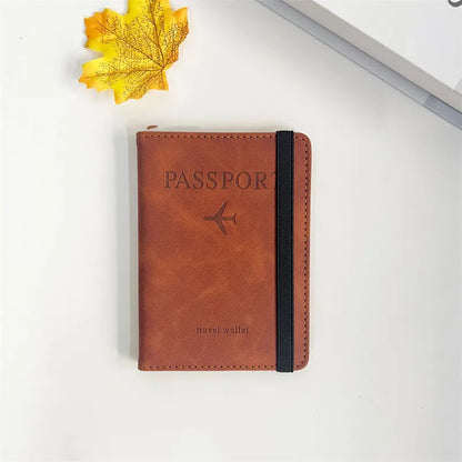 Passport & Travel Wallet VintageShield RFID Holder