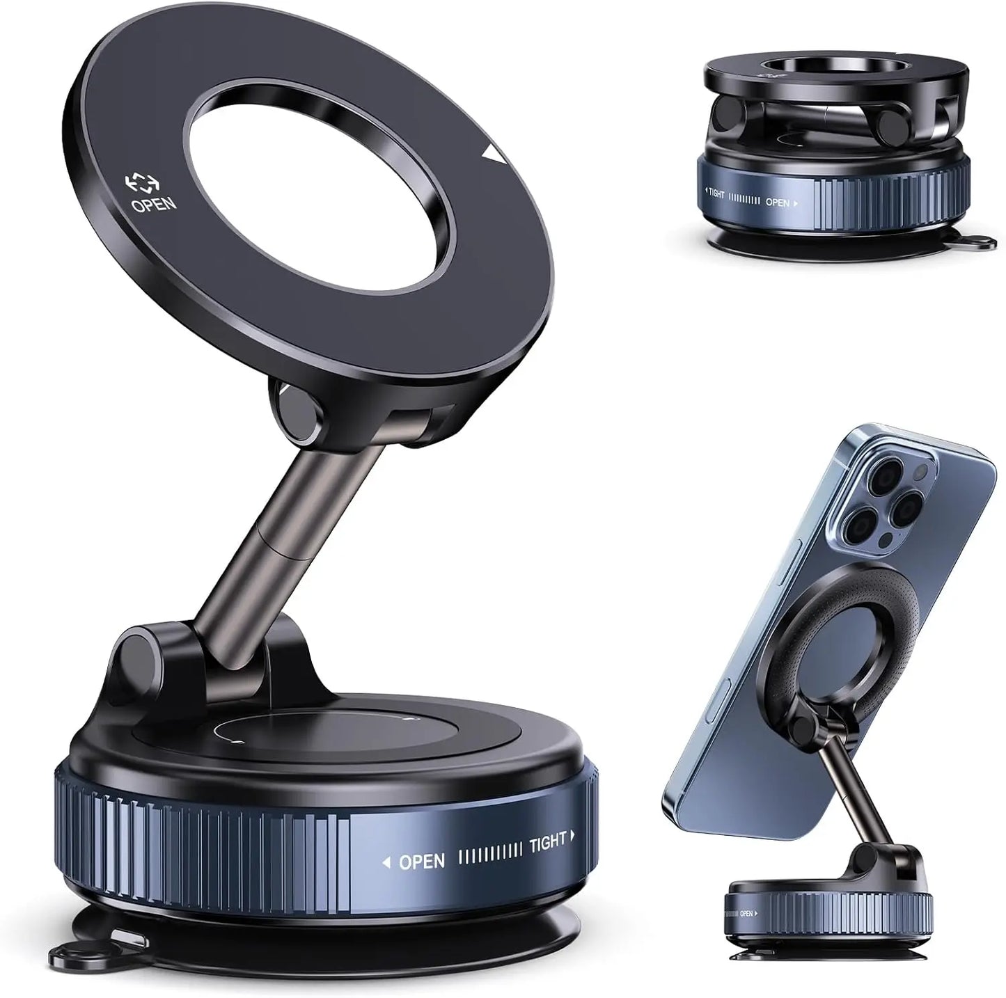 MagSafe Magnetic Phone Holder 360° Suction Mount for Car, Gym & Home