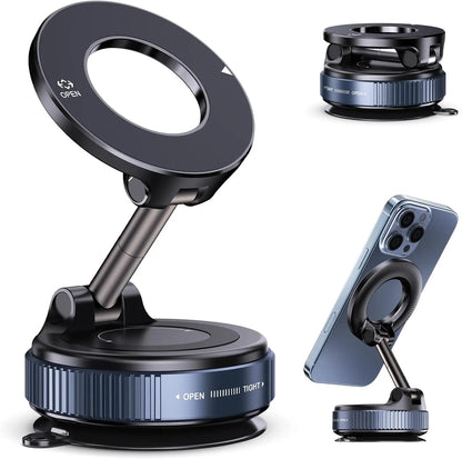 MagSafe Magnetic Phone Holder 360° Suction Mount for Car, Gym & Home