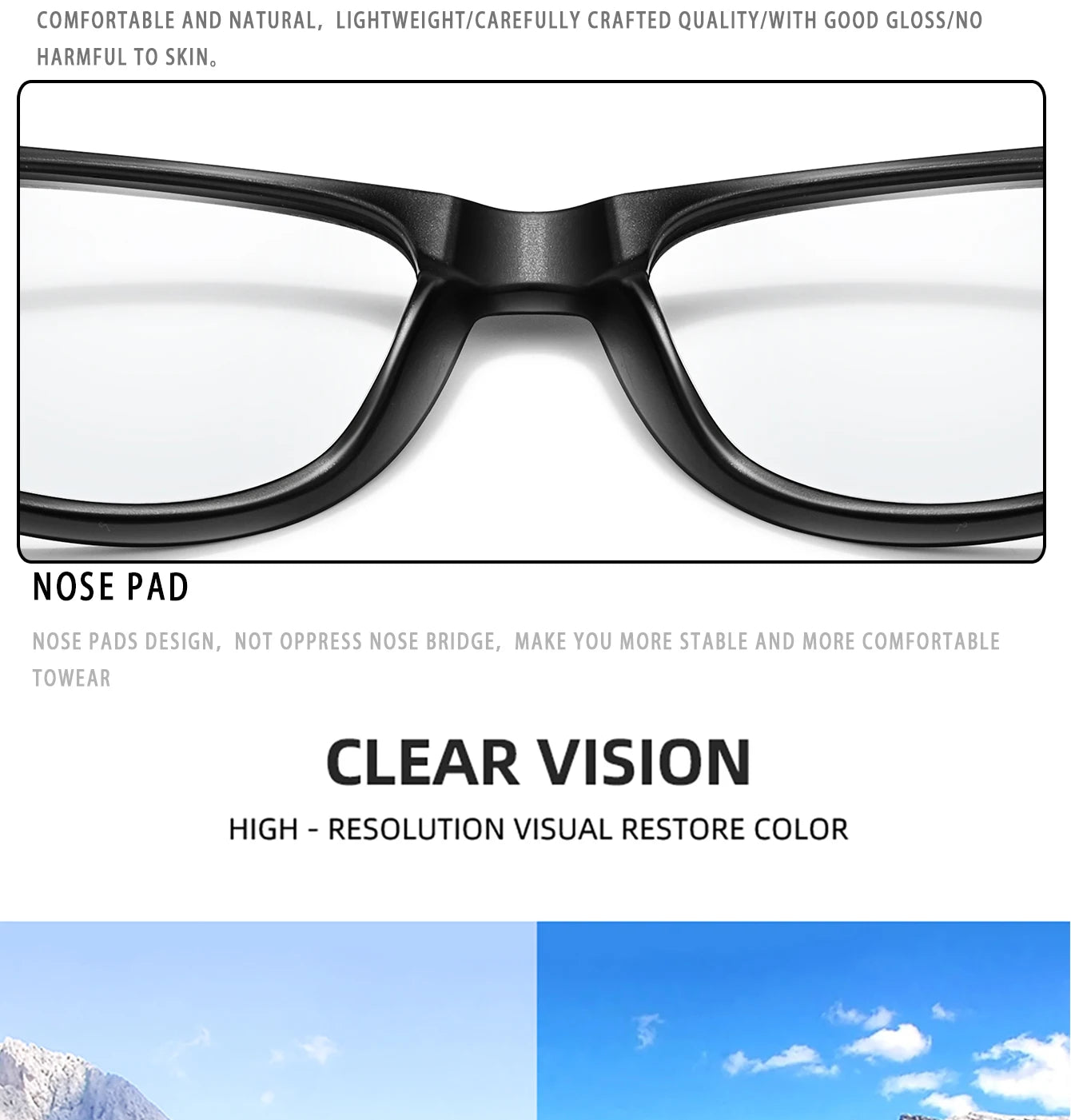 Gafas de Miopía Redondas Vintage - Policarbonato, Certificación CE, Graduación de 0 a -4.0