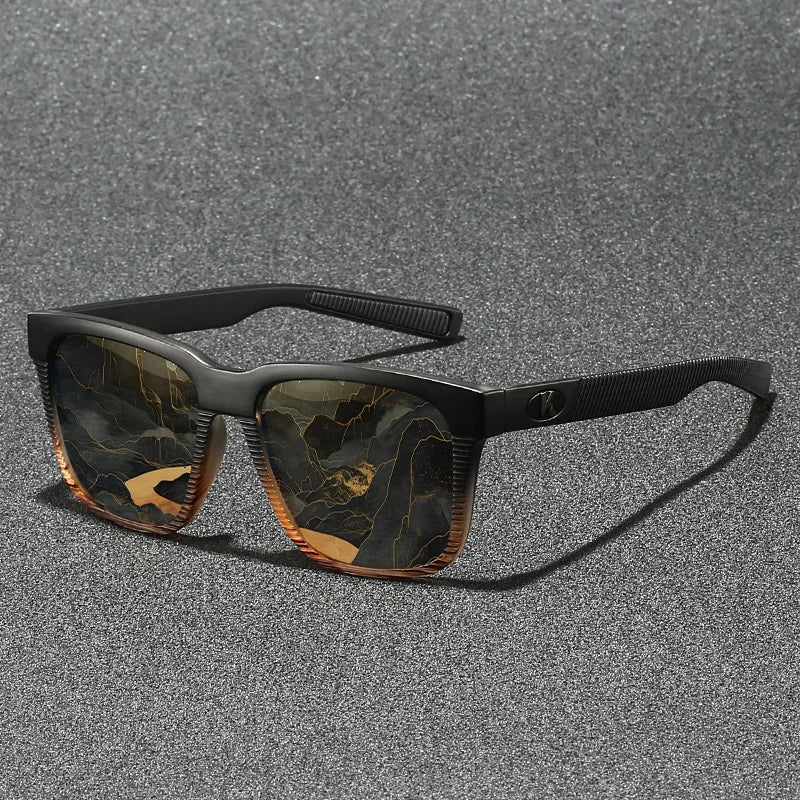 Polarized Fishing Sunglasses UV400, TR-90, Mirror TAC Lens, 64mm