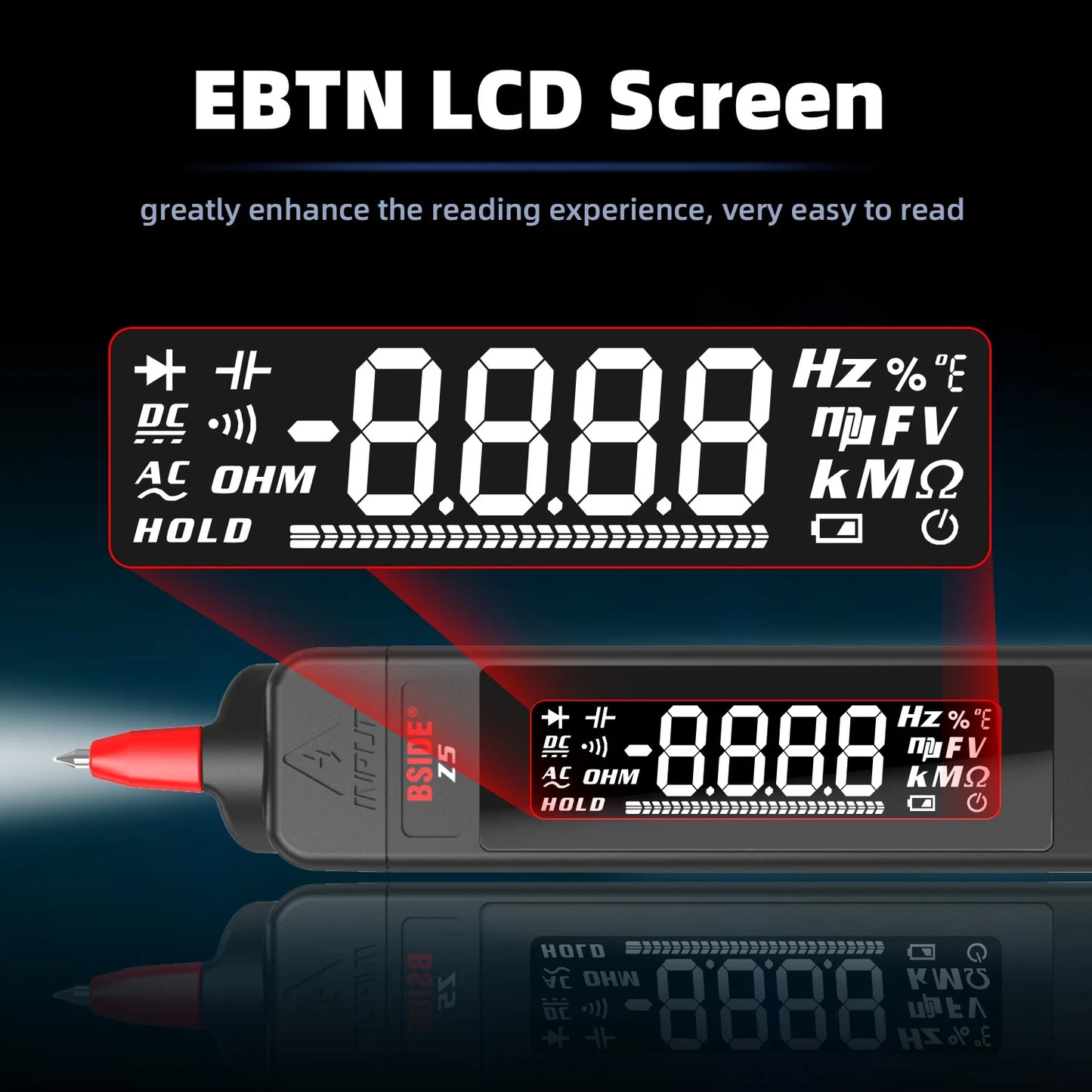 Digital Multimeter Smart Autoranging 6000 DC AC