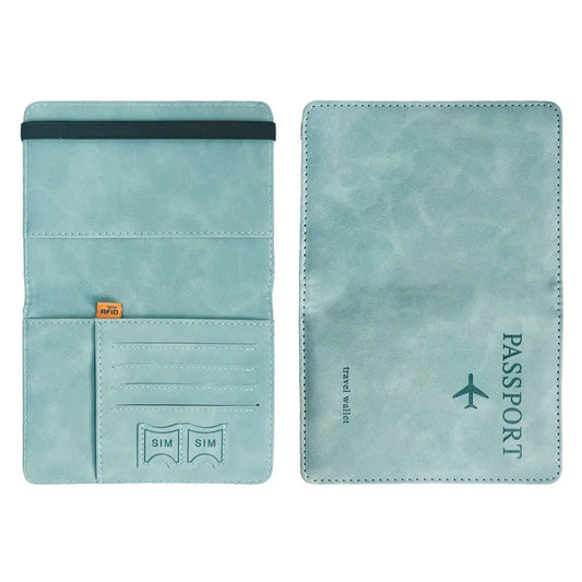 Passport & Travel Wallet VintageShield RFID Holder